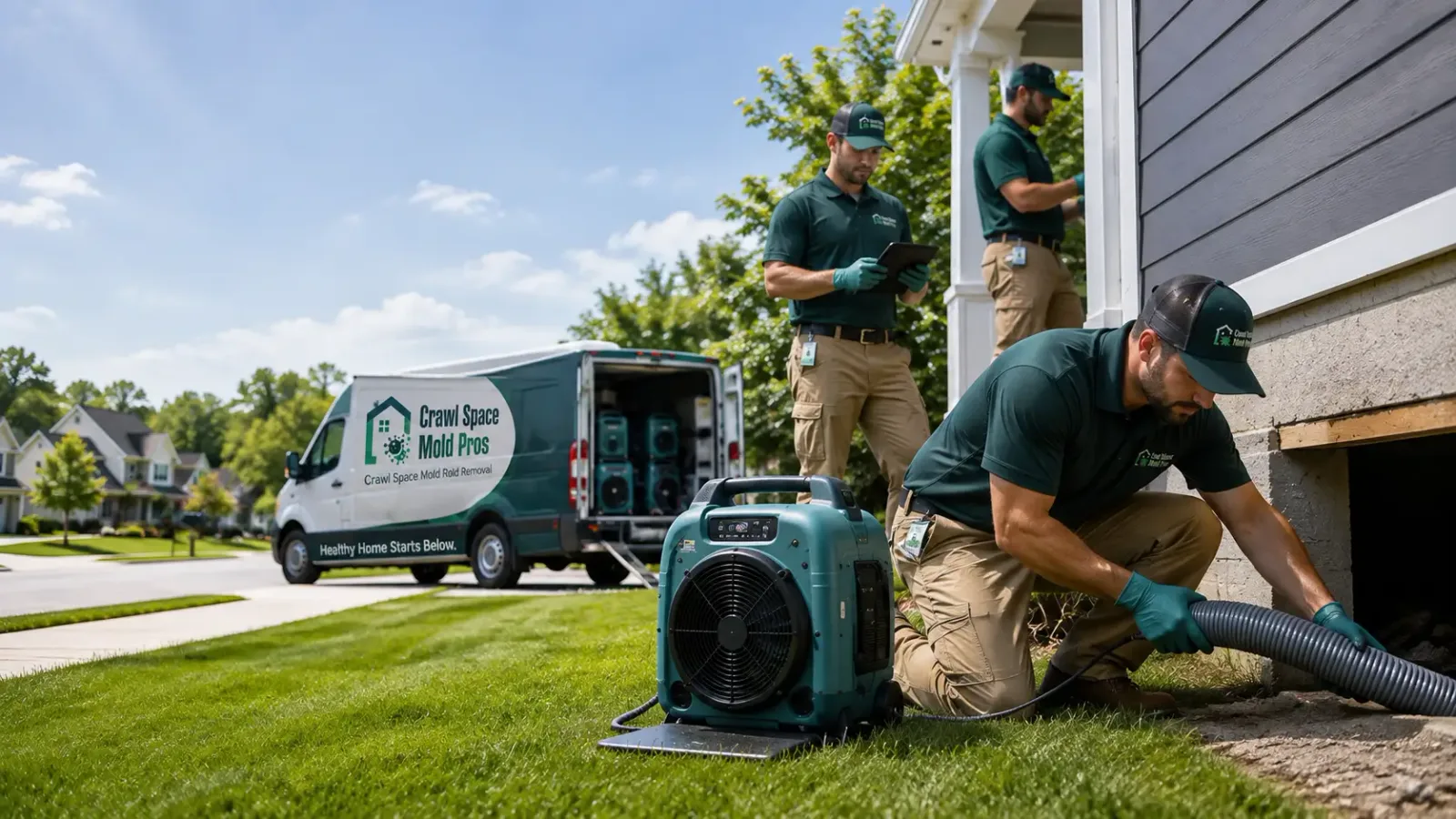 Crawl Space Mold Removal in Bridgeville, DE